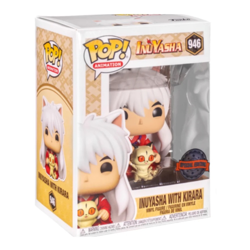 Funko Pop Inuyasha with Kirara - White and Red